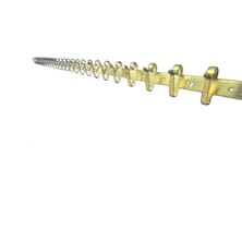 Megass Dekor Yerli Üretim Metal Malzeme Sarı Renk Bir Metre Tesbih & Takı Sergileme Askısı