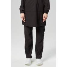 Extreme Cool Modest - Premium Çift Yön Likralı Doktor Hemşire Scrubs Tek Alt Cerrahi Forma (Kadın), Kömür