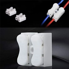 Oddities 55 Adet Push Quick Wire Kablo Konnektörü, Kablo Konnektörü Kiti, Yaylı Tip Kablo ve Kablo Konnektörü Beyaz Terminal Bloğu (Yurt Dışından)