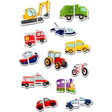 Minik Dahiler: Ilk Magnet Puzzle - Taşıtları Tanıyalım (1-3 Yaş)