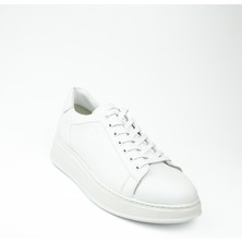 Komcero 2225 Beyaz Deri Erkek Sneaker