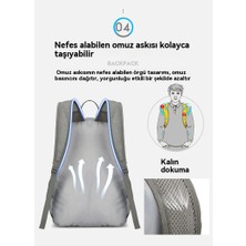 Yummy Açık Yaz Katlanır Hafif Sırt Çantası Taşınabilir Spor Sırt Çantası Ince Seyahat Çantası (Yurt Dışından)