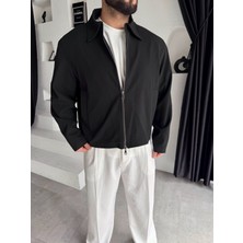 Erkek Özel Premium Seri Düz Model Oversize Kalıp Ceket