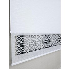 BBB Keten Kumaşlı Lazer Kesim Tül Stor Perde MLT1004