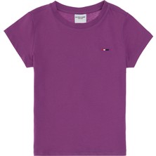 U.S. Polo Assn. Erkek Çocuk Menekşe Basic Bisiklet Yaka Tişört 50306548-VR037
