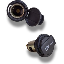 12V Enerji Soketi (Çakmaksız) - Universal Araç Içi Şarj - Harici Çakmaklık Yuvası (Çakmaksız)