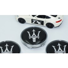 Dk Tuning Maserati Siyah Jant Göbeği Kapak Seti 60MM