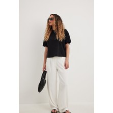 Basic Kısa Kollu Oversize T-Shirt