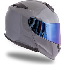 Delta Basic Nardo Gri Çene Açılır Kask