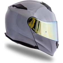 Delta Basic Nardo Gri Çene Açılır Kask