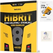 Hız Yayınları  8.sınıf Ingilizce Hibrit Konu Anlatımlı Soru Bankası +Zihin DENEME-SK570