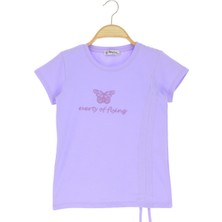 Kız Çocuk Büzgülü T-Shirt