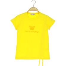 Kız Çocuk Büzgülü T-Shirt