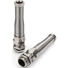 Serendipitous M12 Metal Bükülmez Kablo Rakorları Kablo Rakorları Pirinç Nikel Kaplama Konnektörler 3-6.5mm Kablo Bağlantıları Için 2'li Set (Yurt Dışından)