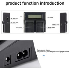 Serendipitous F970 Kamera Pil Şarj Cihazı NP-F770 F750 F550 F960 Dolgu Işığı Pil Çift Şarj LCD Ekran Şarj Cihazı Abd Tak (Yurt Dışından)