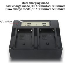Serendipitous F970 Kamera Pil Şarj Cihazı NP-F770 F750 F550 F960 Dolgu Işığı Pil Çift Şarj LCD Ekran Şarj Cihazı Abd Tak (Yurt Dışından)