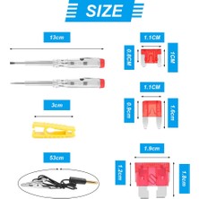 Serendipitous 310 Adet Araba Sigortaları Çeşitler Kiti, Standart/mini/düşük Mini Blade Otomotiv Sigorta Sigorta Test Cihazı ve Çektirme ile (Yurt Dışından)