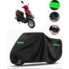 Apachi Pusat Uyumlu Motosiklet Brandası Premium (Kilit Uyumlu)- Siyah - MPRO9002