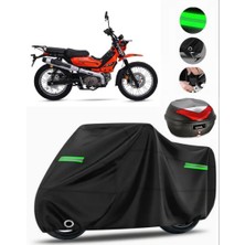 Altai Tank X125 Arka Çanta Uyumlu Motosiklet Brandası Premium (Kilit Uyumlu)-Siyah