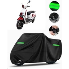 Apachi Beauty 125 Uyumlu Motosiklet Brandası Premium (Kilit Uyumlu)- Siyah - MPRO9002