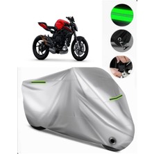Mv Agusta Brutale 800 Rosso Uyumlu Motosiklet Brandası Premium (Kilit Uyumlu)-Gri
