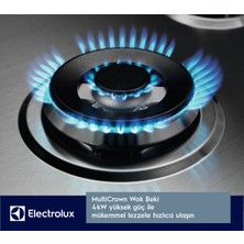 Electrolux EGS6436SX SpeedBurner Inox Ankastre Ocak