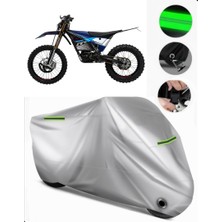 Lectrıc Motıon Escape Xr Uyumlu Motosiklet Brandası Premium (Kilit Uyumlu)-Gri