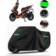 Rmg Moto Gusto Fantasy 125 Uyumlu Motosiklet Brandası Premium (Kilit Uyumlu)- Siyah - MPRO9002