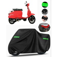 Gp 300 S Lc Abs Arka Çanta Uyumlu Motosiklet Brandası Premium (Kilit Uyumlu)-Siyah