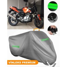 Vinleks Gri Bumoto/jinling Ventura F250CC Uyumlu Motosiklet Brandası Lüx Kalite (Kilit Uyumlu)