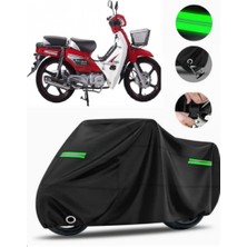 Rmg Moto Gusto R 100 Uyumlu Motosiklet Brandası Premium (Kilit Uyumlu)- Siyah - MPRO9002