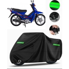 Rmg Moto Gusto Star 100 Uyumlu Motosiklet Brandası Premium (Kilit Uyumlu)- Siyah - MPRO9002