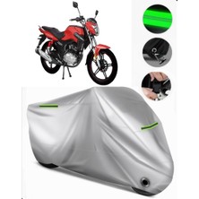 Rmg Moto Gusto Tornado Uyumlu Motosiklet Brandası Premium (Kilit Uyumlu)-Gri