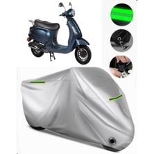 Rmg Moto Gusto Venice Uyumlu Motosiklet Brandası Premium (Kilit Uyumlu)-Gri