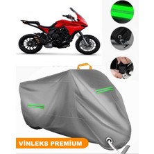 Vinleks Gri Mv Agusta Turismo Veloce 800 Rosso Uyumlu Motosiklet Brandası Lüx Kalite (Kilit Uyumlu)