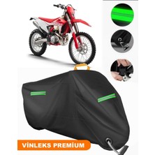 Vinleks Siyah Gas Gas Ec 300 Uyumlu Motosiklet Brandası Lüx Kalite (Kilit Uyumlu)