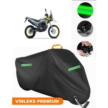 Vinleks Siyah Voge 300 Rally Uyumlu Motosiklet Brandası Lüx Kalite (Kilit Uyumlu)