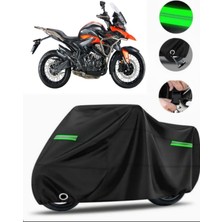 Zontes 350 T2 Uyumlu Motosiklet Brandası Premium (Kilit Uyumlu)- Siyah - MPRO9002