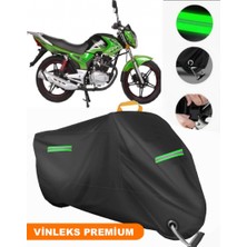 Vinleks Siyah Rmg Moto Gusto Fortuna Uyumlu Motosiklet Brandası Lüx Kalite (Kilit Uyumlu)