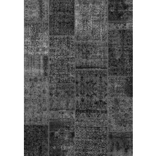 Çam Halı Siesta Patchwork 32-462 Etnik Eskitme Desenli Dokuma Tabanlı Yıkanabilir Şönil Salon ve Oda Halısı