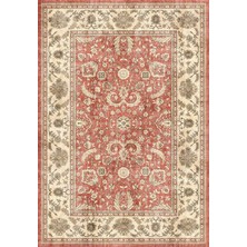 Çam Halı Dream 32-031 Etnik Eskitme Desenli Dokuma Tabanlı Yıkanabilir Şönil Salon ve Oda Halısı