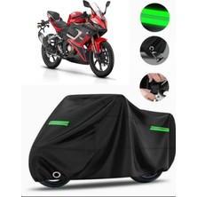 Qj SRK125 R Uyumlu Motosiklet Brandası Premium (Kilit Uyumlu)- Siyah - MPRO9002