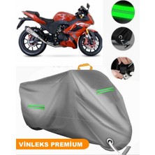 Vinleks Gri Bumoto/jinling Calibre 250CC Uyumlu Motosiklet Brandası Lüx Kalite (Kilit Uyumlu)