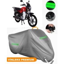 Vinleks Gri Rmg Moto Gusto Ranger 100 Uyumlu Motosiklet Brandası Lüx Kalite (Kilit Uyumlu)