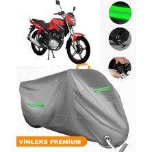Vinleks Gri Rmg Moto Gusto Tornado Uyumlu Motosiklet Brandası Lüx Kalite (Kilit Uyumlu)