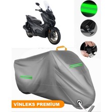 Vinleks Gri Zontes 350 D Uyumlu Motosiklet Brandası Lüx Kalite (Kilit Uyumlu)