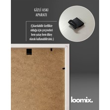 2 Li Ahşap Posterli Tablo , Fotoğraf Çerçevesi , Duvar Çerçevesi