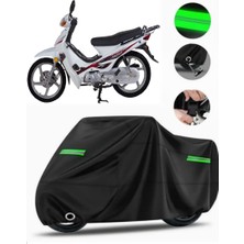 Rmg Moto Gusto Spark Uyumlu Motosiklet Brandası Premium (Kilit Uyumlu)- Siyah - MPRO9002