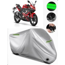 Qj SRK125 R Uyumlu Motosiklet Brandası Premium (Kilit Uyumlu)-Gri