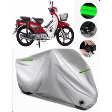 Rmg Moto Gusto R 100 Uyumlu Motosiklet Brandası Premium (Kilit Uyumlu)-Gri